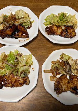 豚ロースのトンテキ/4人前-レシピのメイン写真