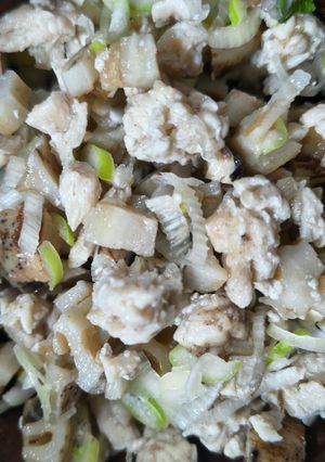 レンジでれんこん塩そぼろ-レシピのメイン写真