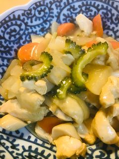 鶏肉&ゴーヤーの炒めもの●八宝菜風-レシピのメイン写真