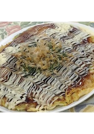 もっち餅のお好み焼き★動画あり★-レシピのメイン写真