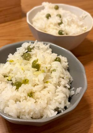 春の旬ごはん「豆ご飯」-レシピのメイン写真