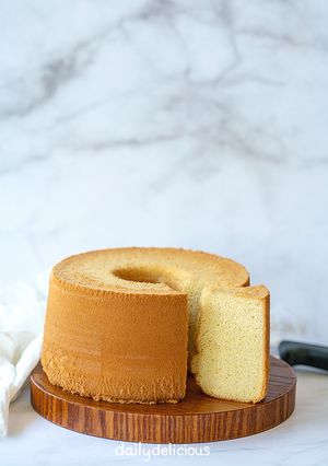 米粉シフォンケーキ-レシピのメイン写真