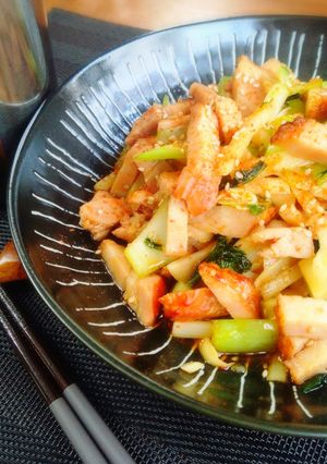 ＊青梗菜と焼豚とメンマの炒め物＊-レシピのメイン写真
