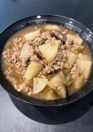 大根と茄子のひき肉トロトロ煮-レシピのメイン写真