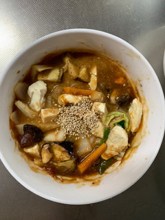 肉無豆腐コク旨中華風ピリ辛味白菜野菜炒め-レシピのメイン写真