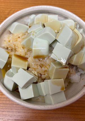 とうふのせ、たまごかけご飯-レシピのメイン写真