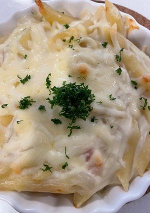 ペンネのグラタン-レシピのメイン写真