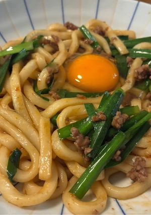 フライパン1つで!汁なしピリ辛まぜうどん-レシピのメイン写真