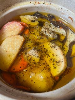 アヒージョ雑煮-レシピのメイン写真