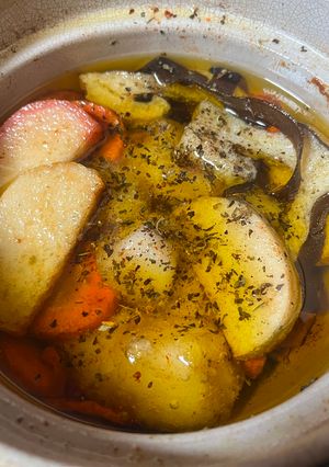 アヒージョ雑煮-レシピのメイン写真