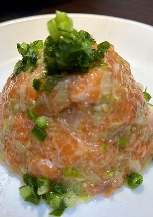 サーモンのねぎ味噌なめろう♪-レシピのメイン写真