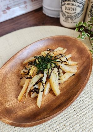 じゃがいもと塩昆布の簡単おつまみ-レシピのメイン写真