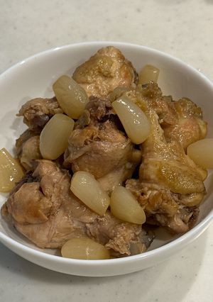 手羽元のらっきょう煮-レシピのメイン写真