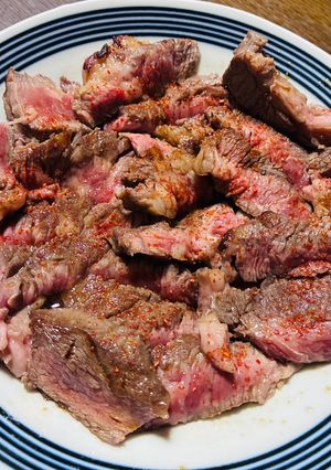 風邪に最高！ニンニクショウガ風味のステーキ！-レシピのメイン写真
