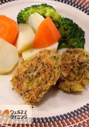 腎臓病食/鶏肉のパン粉焼き-レシピのメイン写真