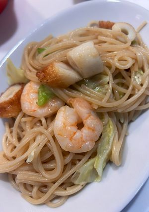 えびとちくわの和風パスタ-レシピのメイン写真