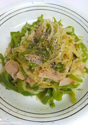 ピーマンたっぷり！味付け超簡単醤油炒め-レシピのメイン写真