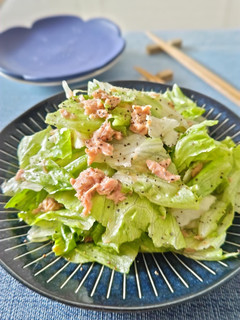 レタスの塩ツナサラダ-レシピのメイン写真