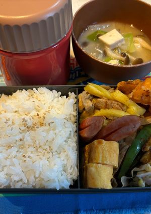 旦那弁当　メインはカレーじゃが-レシピのメイン写真