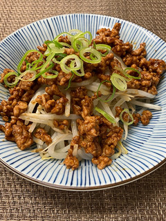 もやしの肉みそのせ-レシピのメイン写真