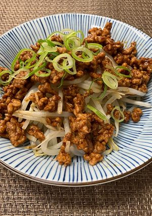 もやしの肉みそのせ-レシピのメイン写真