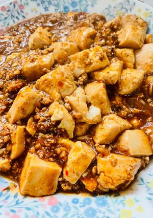 麻婆豆腐玉ねぎが甘いCook Doの素つかう-レシピのメイン写真