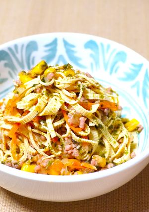 豆腐皮のレンジアップそぼろ♪-レシピのメイン写真