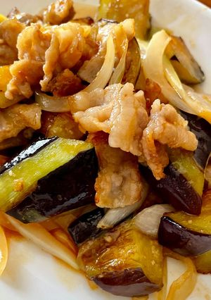 なすと豚肉のオイスター炒め-レシピのメイン写真