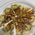 なすとチーズのライスペーパーはさみ焼き