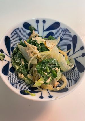 IBD食🌱かつお菜のツナ和え-レシピのメイン写真