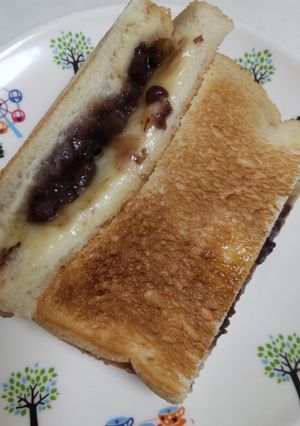 あんバターチーズメルト＊トースト-レシピのメイン写真