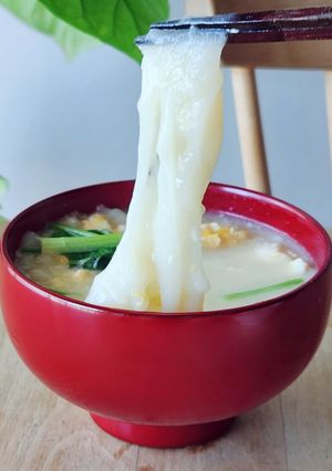 簡単節約☆白だしでたぬき餅☆昼食100円-レシピのメイン写真