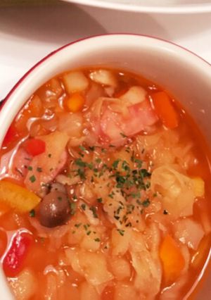 冷蔵庫の残り野菜deトマトスープ-レシピのメイン写真