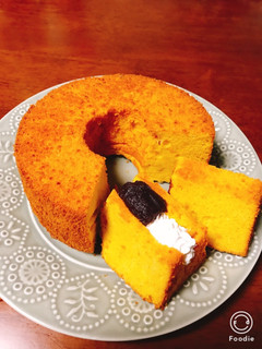 簡単美味しい♡かぼちゃシフォンケーキ♡♡-レシピのメイン写真