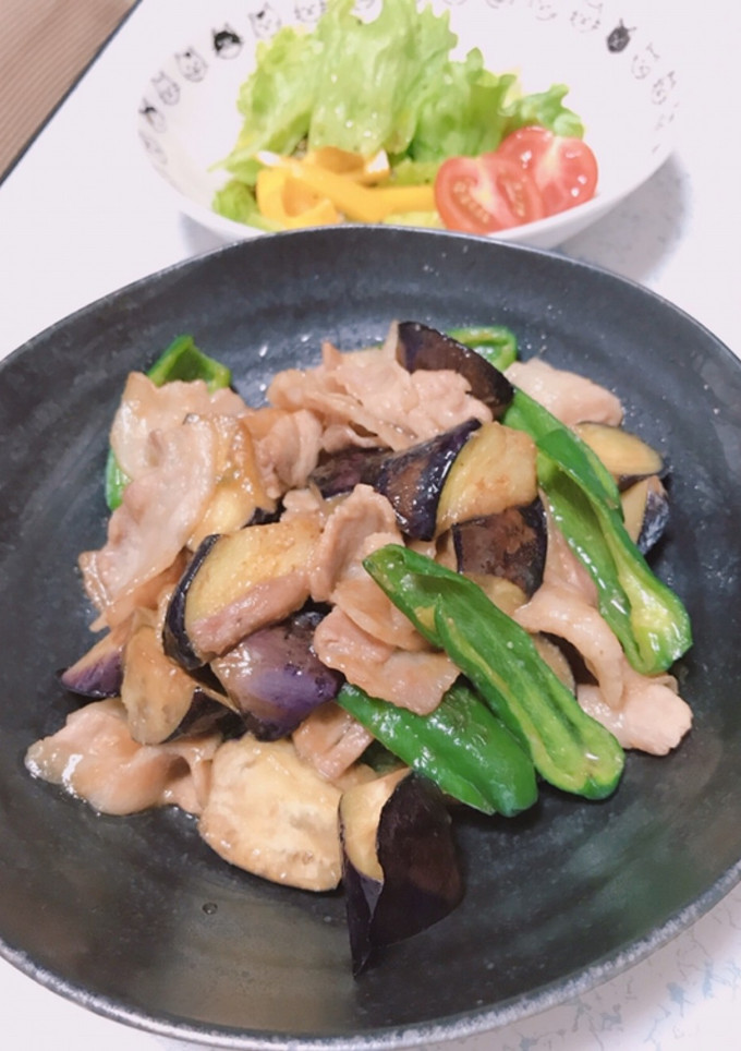 こじょさんちの豚肉とナス味噌炒め-レシピのメイン写真