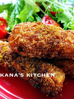 ズッキーニの肉巻き☆カレー風味フライ☆-レシピのメイン写真