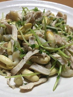 ♪ピーナッツもやしと鶏むね肉のナムル♪-レシピのメイン写真