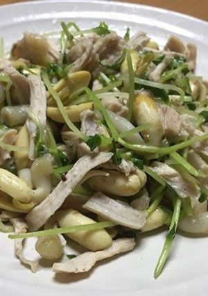 ♪ピーナッツもやしと鶏むね肉のナムル♪-レシピのメイン写真
