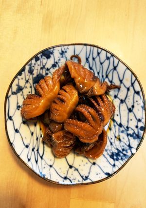 酒の肴に☆干物イイダコの煮たのん♪-レシピのメイン写真
