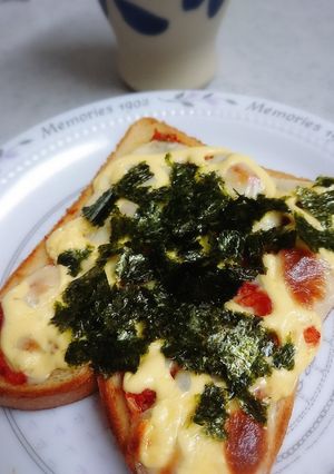 キムチマヨチーズトースト【簡単トースト】-レシピのメイン写真