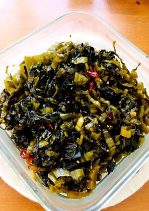 ご飯が進む！高菜漬けの油炒め-レシピのメイン写真