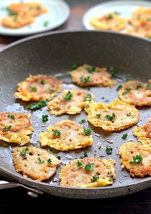 れんこんチーズカリカリ*おつまみに-レシピのメイン写真