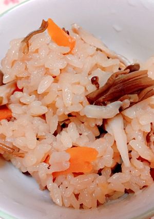 なめ茸炊き込みごはん-レシピのメイン写真
