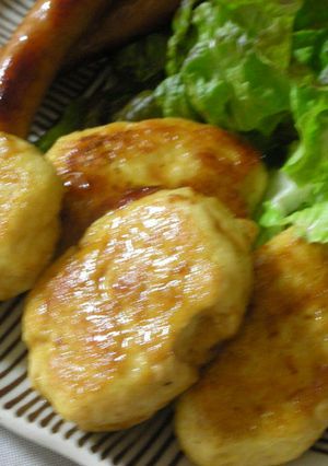 豆腐と鶏肉のふわもち照焼きバーグ♪-レシピのメイン写真