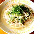 梅とオクラのぶっかけそうめん