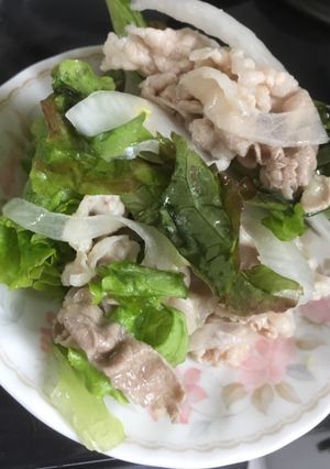 塩レモン豚しゃぶサラダ-レシピのメイン写真