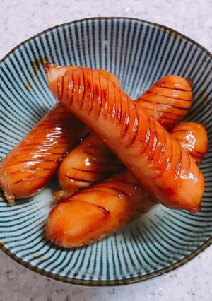 ウィンナーのお好みソース焼き-レシピのメイン写真