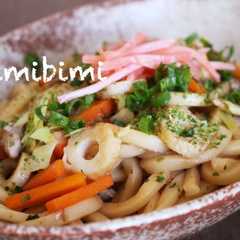 รูปของ 我が家の⚘焼きうどん⚘