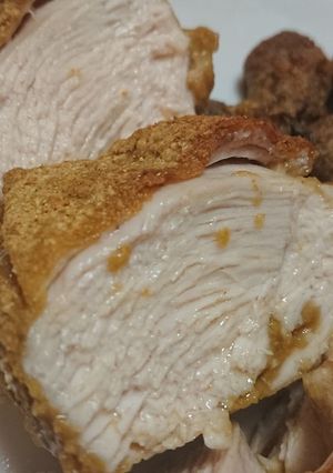 男の簡単鶏胸肉まるごと唐揚げ（オーブン）-レシピのメイン写真