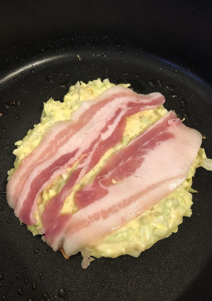 天ぷら粉で作る ふわふわ お好み焼き-レシピのメイン写真